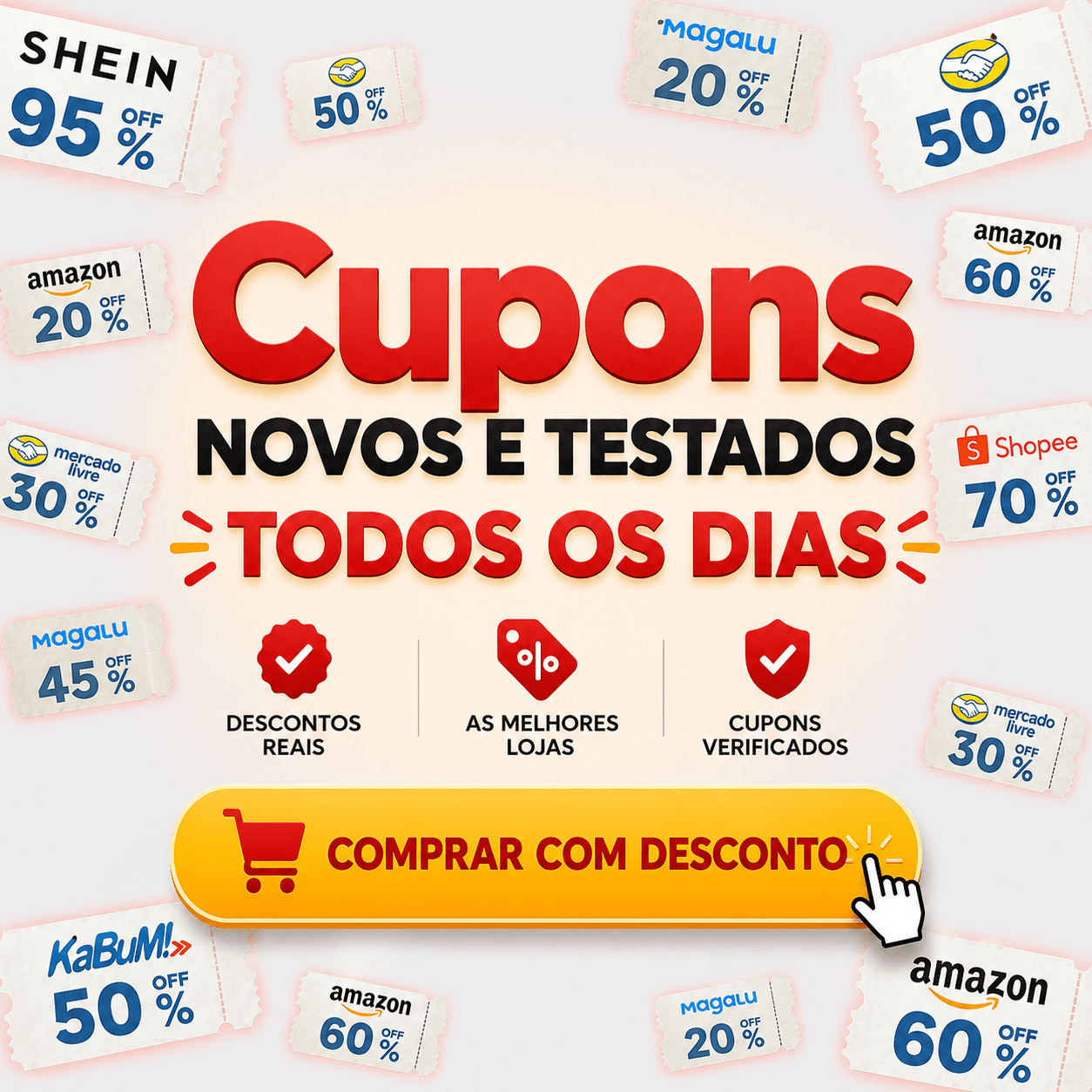 Cupons da Mercado Livre
